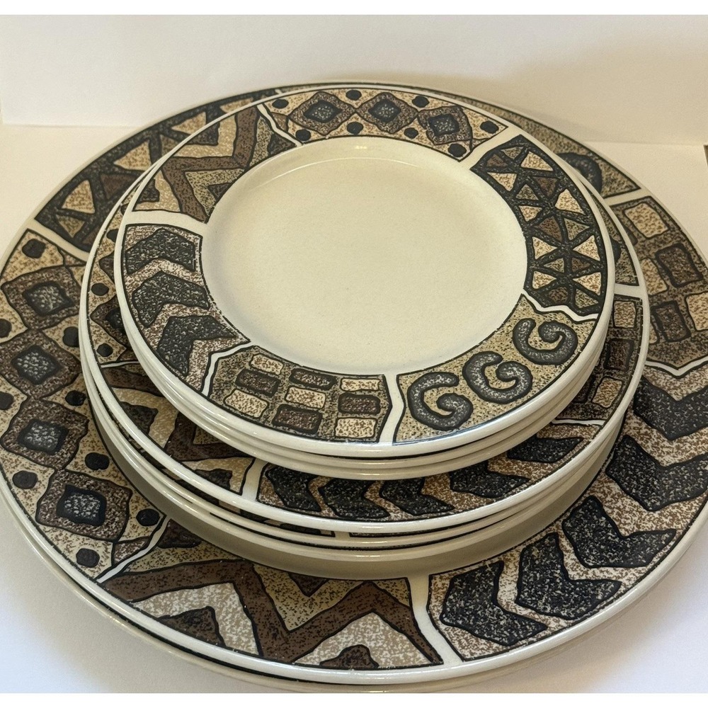 Majesticware Sakura Crate Stoneware Dinnerware Set 124Pc Vintage 1996 Zipkin - Picture 4 of 4